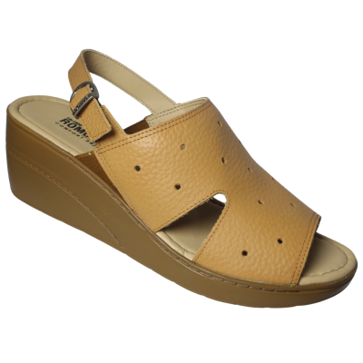 Romulo Sandali Cuero Rancherito Mujer Talla 40 Ref 5981 